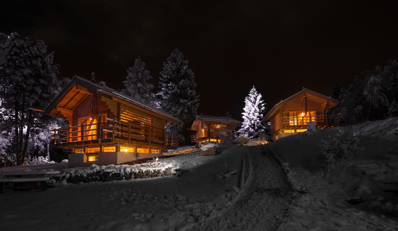 Les Mazots De La Source & Spa Vercorin Dış mekan fotoğraf