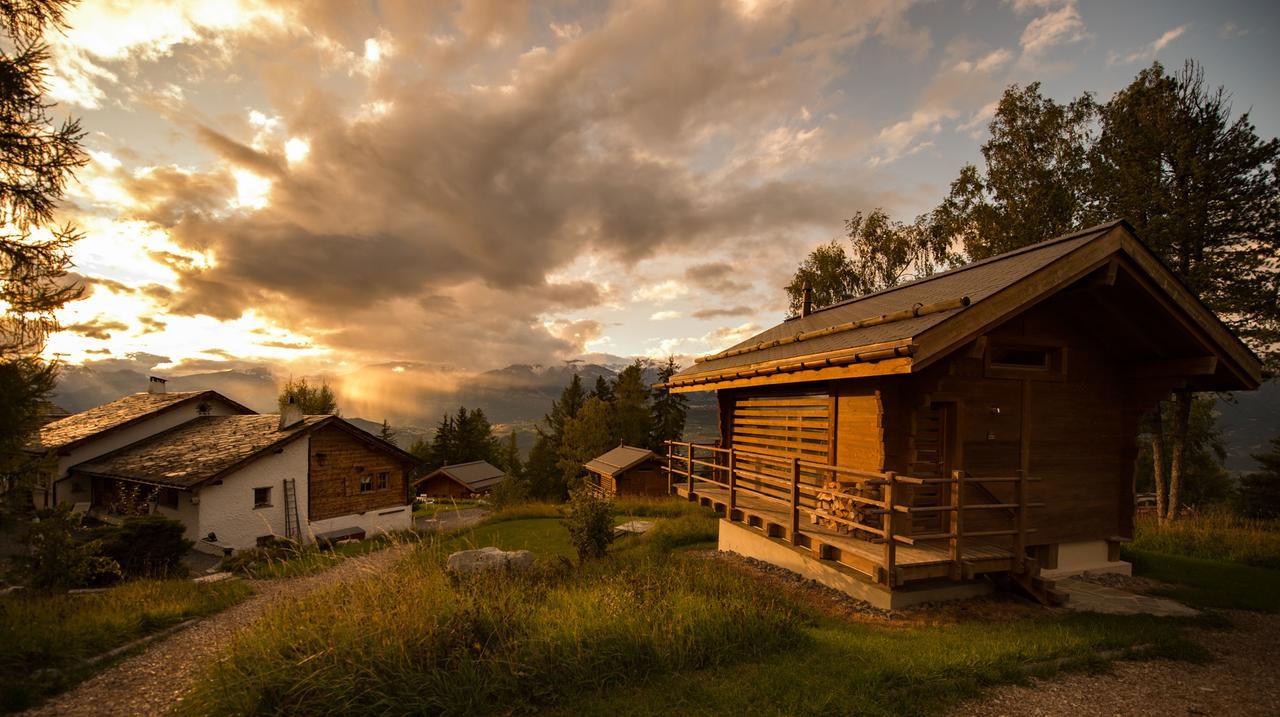 Les Mazots De La Source & Spa Vercorin Dış mekan fotoğraf