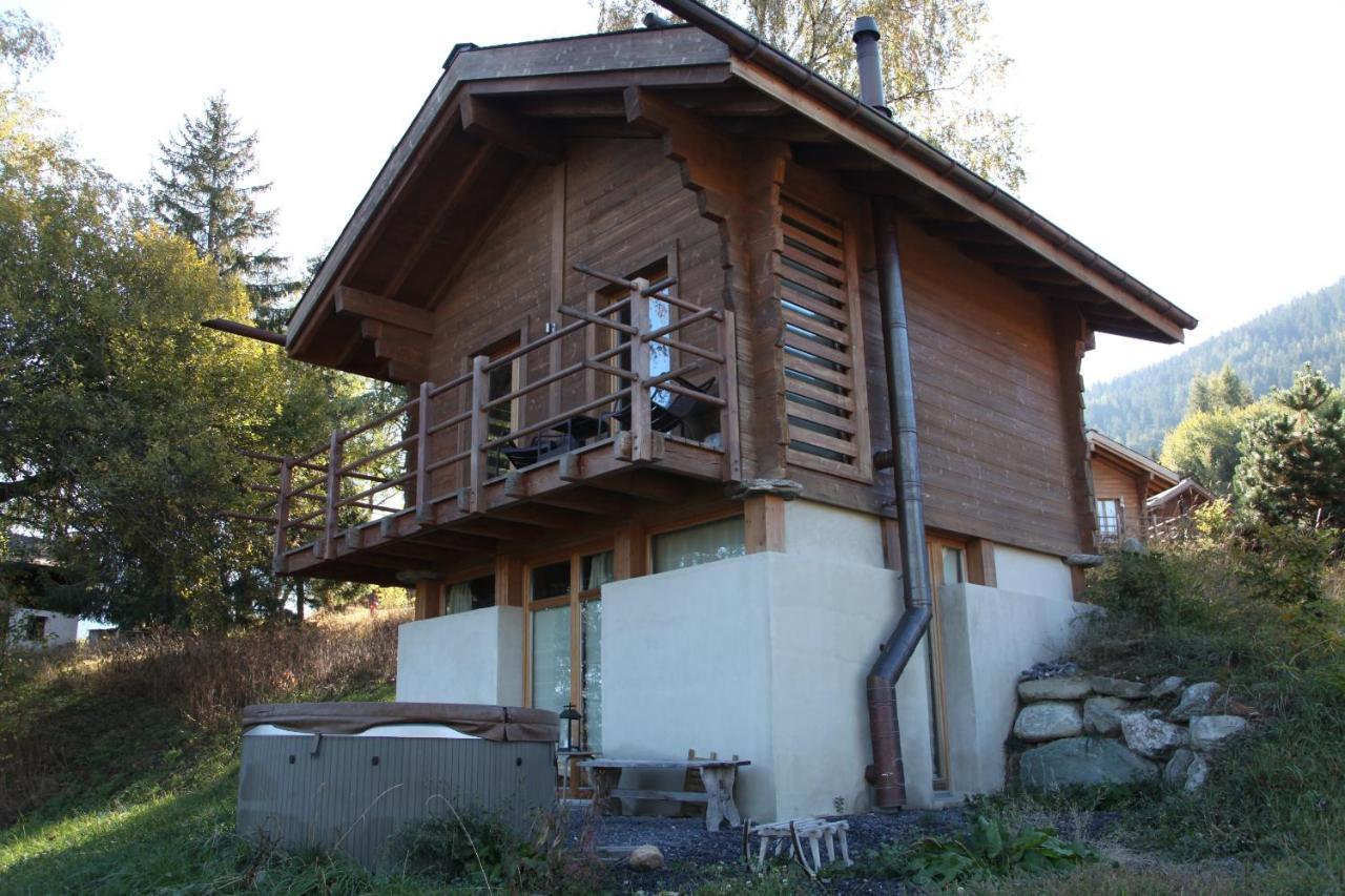 Les Mazots De La Source & Spa Vercorin Dış mekan fotoğraf