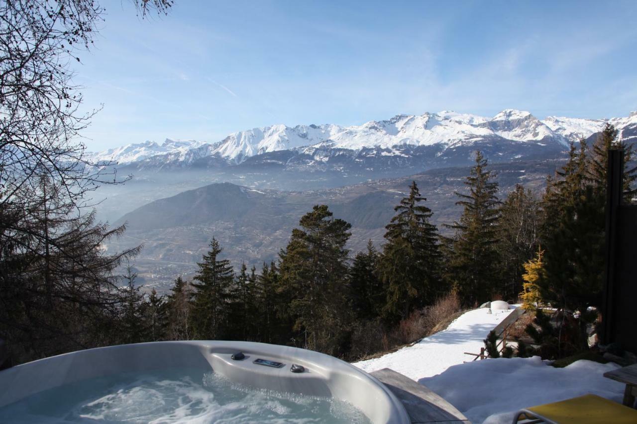 Les Mazots De La Source & Spa Vercorin Dış mekan fotoğraf