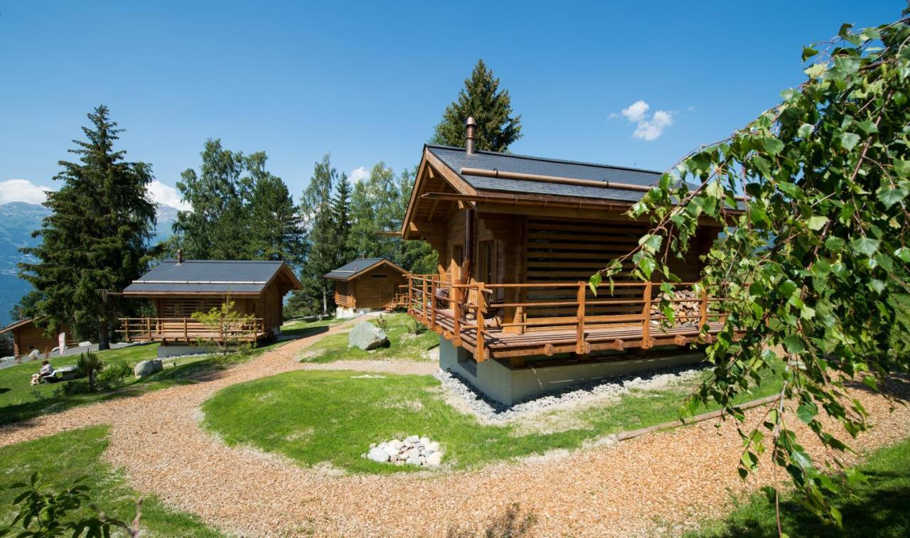 Les Mazots De La Source & Spa Vercorin Dış mekan fotoğraf
